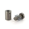 Outwater Round Standoffs, 1 in Bd L, Stainless Steel Plain, 3/4 in OD 3P1.56.00723